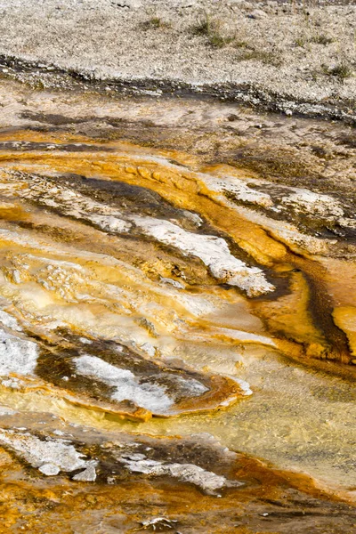在怀俄明州黄石国家公园的热水池 — 图库照片
