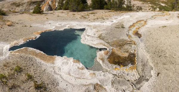 Hot Készletek Yellowstone Nemzeti Parkban Wyoming — Stock Fotó