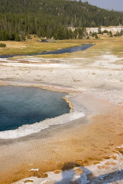 Piscinas Quentes Parque Nacional Yellowstone Wyoming — Fotografia de Stock