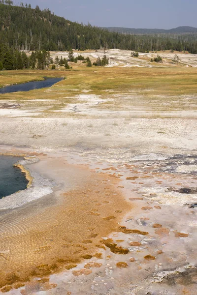 Piscinas Calientes Parque Nacional Yellowstone Wyoming — Foto de Stock