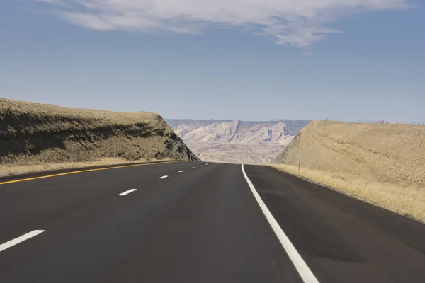 Drogi Scenic Byway Capitol Reef National Park Stany Zjednoczone Ameryki — Zdjęcie stockowe