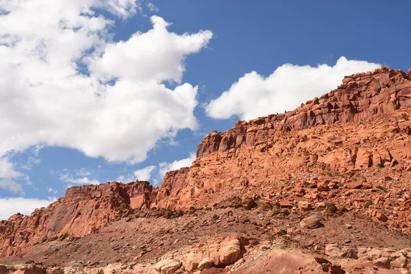 Drogi Scenic Byway Capitol Reef National Park Stany Zjednoczone Ameryki — Zdjęcie stockowe