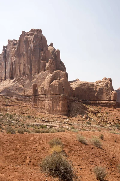 Liggend Het Arches National Park Verenigde Staten Van Amerika — Stockfoto