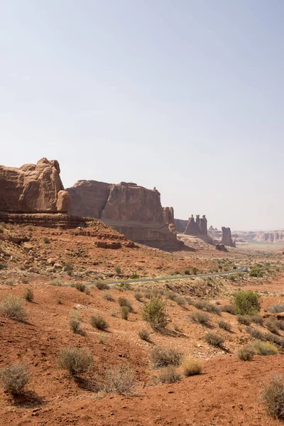 Paisaje Parque Nacional Arcos Los Estados Unidos América —  Fotos de Stock