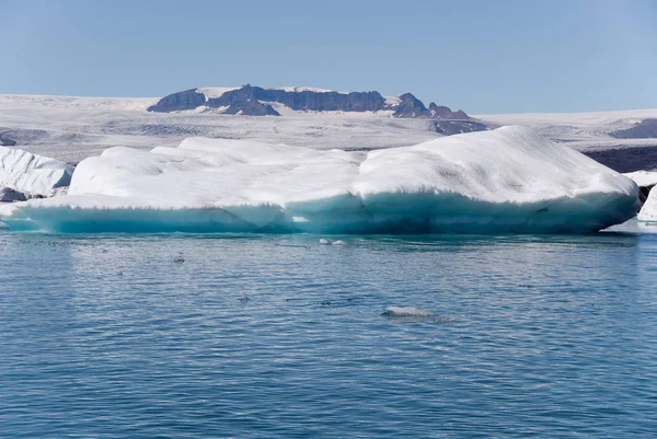 Ijsberg Jokulsarlon Meer Ijsland — Stockfoto