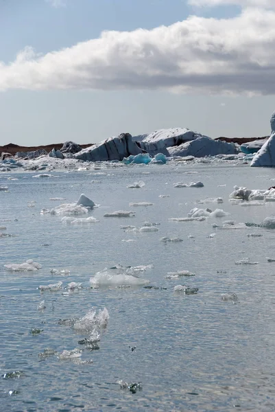 Ijsberg Jokulsarlon Meer Ijsland — Stockfoto