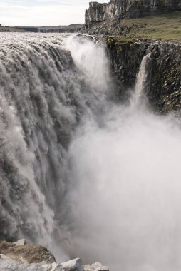 Dettifoss şelale İzlanda yaz