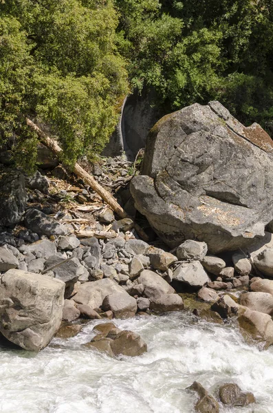 Floresta Cachoeira Parque Nacional Yosemite Califórnia — Fotografia de Stock