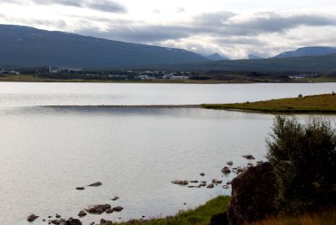 İzlanda Egilsstadir denizde manzara