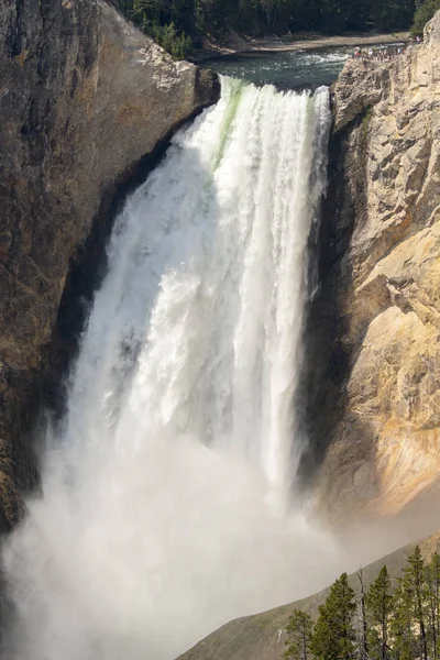 Yellowstone River Falls Ingrand Canyon Yellowstone National Park Wyoming — Stock Photo, Image