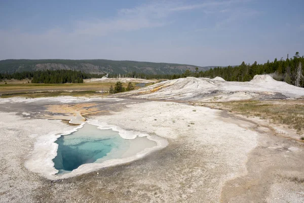 Geiser Antigua Cuenca Fiel Parque Nacional Yellowstone Wyoming — Foto de Stock