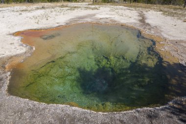 Wyoming Yellowstone Milli Parkı Firehole kanyon sürücü Gayzer
