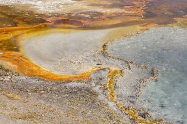 Wyoming Yellowstone Milli Parkı Firehole kanyon sürücü Gayzer