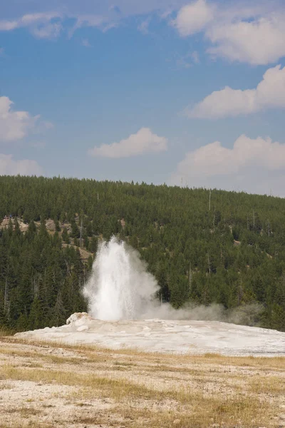 Old Faithful Geyser Old Faithful Basin Yellowstone National Park Wyoming — Stock Photo, Image