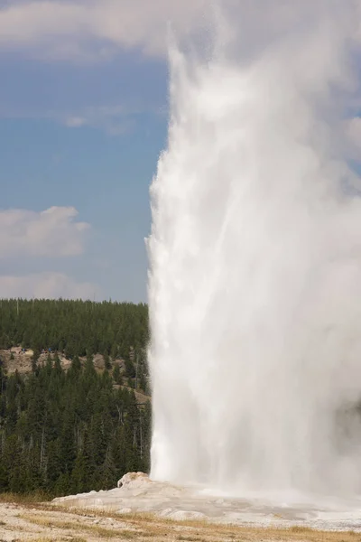 Old Faithful Geyser Old Faithful Basin Yellowstone National Park Wyoming — Stock Photo, Image