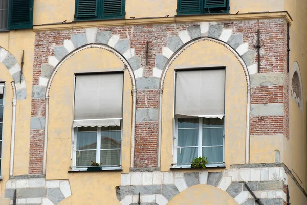 Ramen Een Oud Gebouw Van Stad Genua Italië — Stockfoto