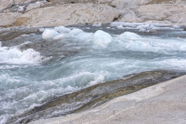 Norveç'te Laerdal'da Nigardsbreen Buzulu