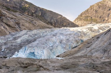 Norveç'te Laerdal'da Nigardsbreen Buzulu