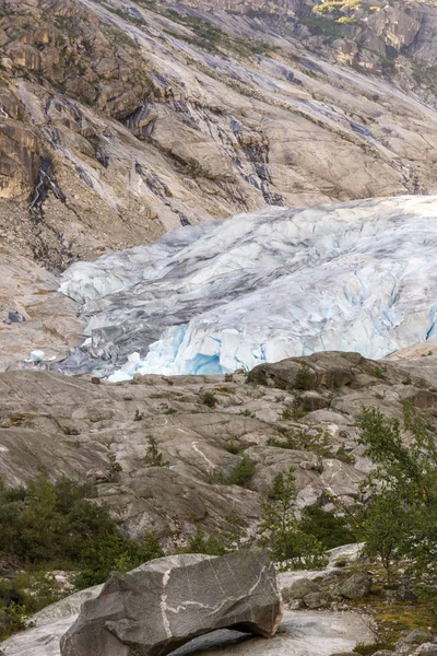 Glaciar Nigardsbreen Laerdal Noruega — Fotografia de Stock