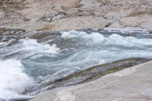 Norveç Laerdal Nigardsbreen Buzulu — Stok fotoğraf