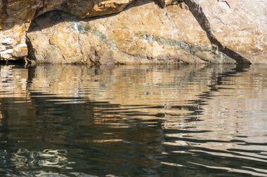 Norveç'te Sognefjord Laerdal dağlar arasında tekne yolculuğu
