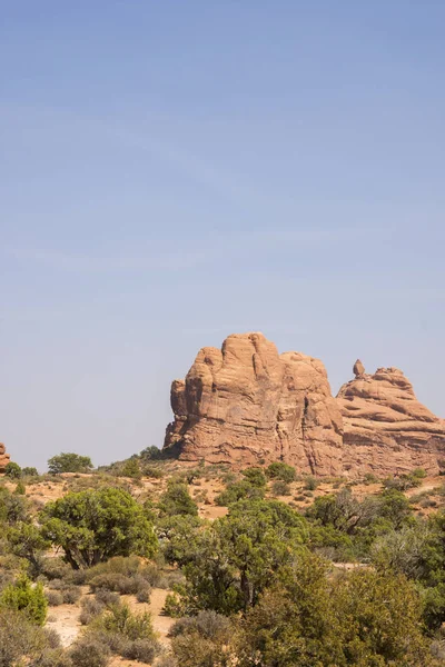 Paisaje Parque Nacional Arcos Los Estados Unidos América —  Fotos de Stock