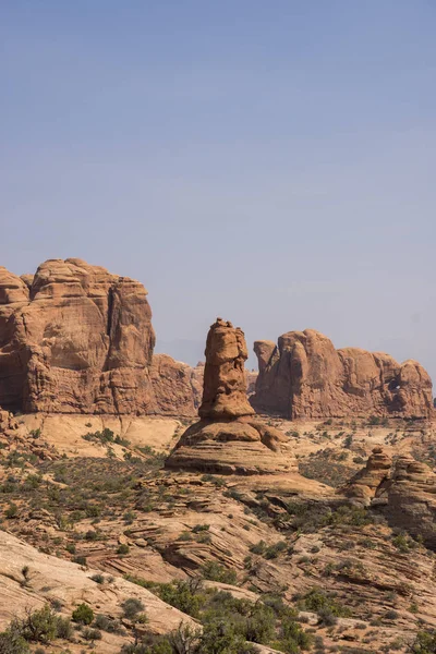 Paisaje Parque Nacional Arcos Los Estados Unidos América —  Fotos de Stock