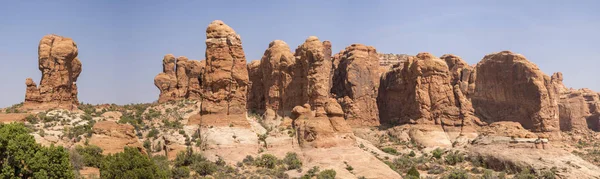 Landscape Arches National Park United States America Stock Picture