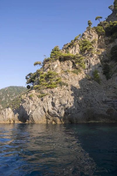 Landscapes Houses Villas Seen Boat Trip Coast Portofino Genoa Italy — Stock Photo, Image