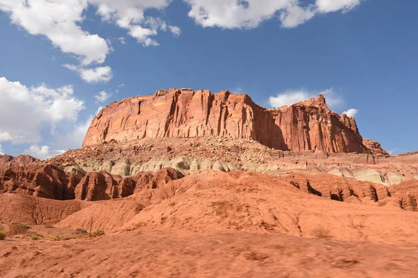 Drogi Scenic Byway Capitol Reef National Park Stany Zjednoczone Ameryki — Zdjęcie stockowe