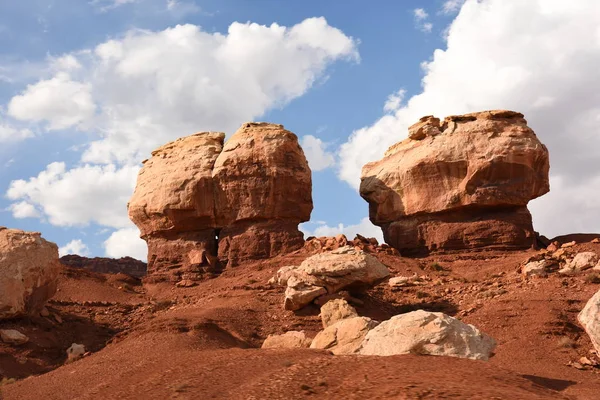 Drogi Scenic Byway Capitol Reef National Park Stany Zjednoczone Ameryki — Zdjęcie stockowe