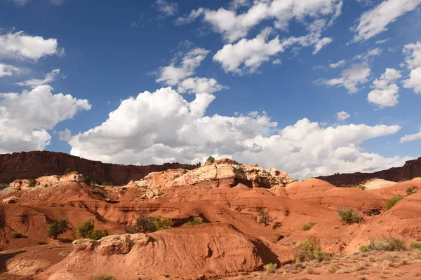 Drogi Scenic Byway Capitol Reef National Park Stany Zjednoczone Ameryki — Zdjęcie stockowe