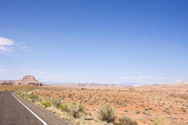 Amerika Birleşik Devletleri'nde Goblin devlet parkı üzerinde yol