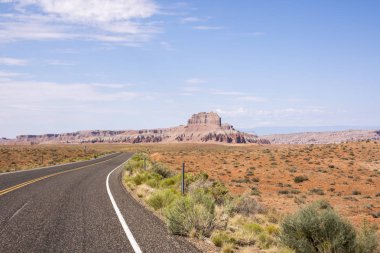 Amerika Birleşik Devletleri'nde Goblin devlet parkı üzerinde yol