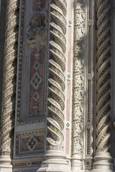 Elewacje Monumentalnych Budowli Florencji Włoszech — Zdjęcie stockowe