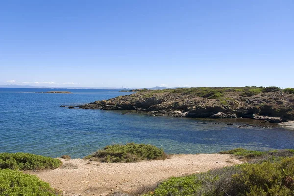 İtalya'da Sardunya La Maddalena adasında manzara