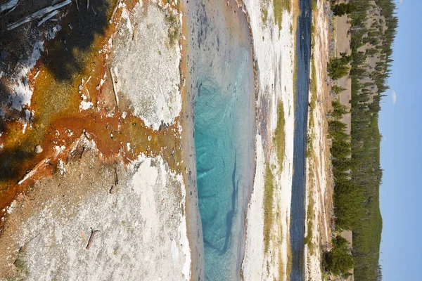 Norris Gejzísz Medence Porcelán Yellowstone Nemzeti Parkban Wyoming — Stock Fotó