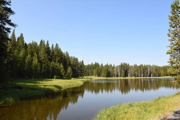 Lago Yellowstone Parque Nacional Yellowstone Wyoming — Foto de Stock