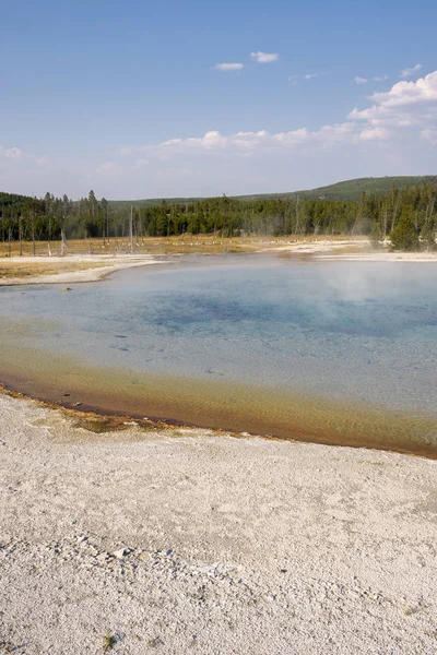 Géiser Biscuit Basin Parque Nacional Yellowstone Wyoming — Foto de Stock