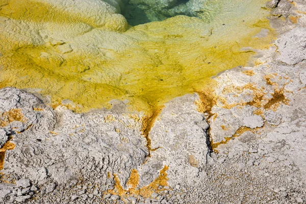 Gejzer Gorące Źródło Starej Wiernej Zlewni Parku Narodowym Yellowstone Wyoming — Zdjęcie stockowe