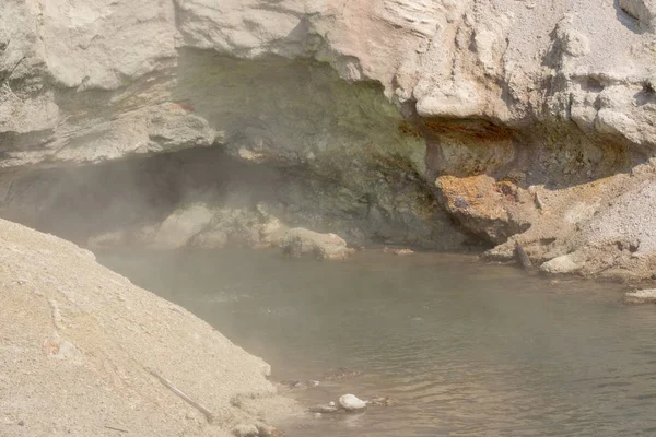 Norris Geyser Back Basin Parque Nacional Yellowstone Wyoming — Foto de Stock