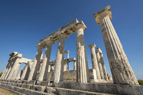 Aphaia Tempel Auf Der Insel Egina Griechenland — Stockfoto