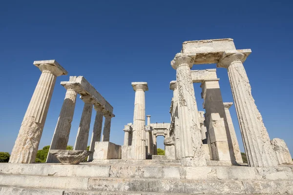 Świątynia Aphaia Wyspie Egina Grecji — Zdjęcie stockowe