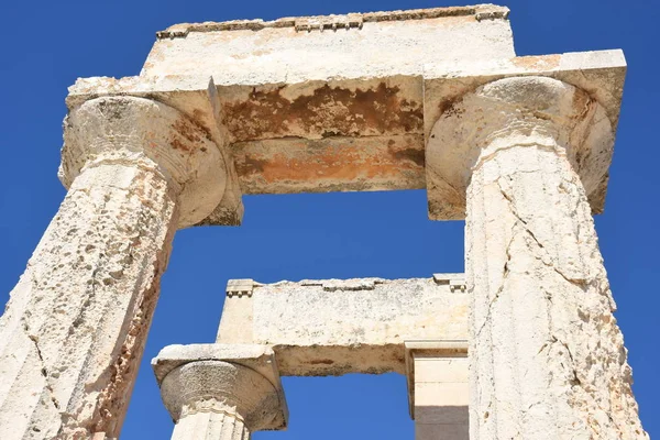 Temple Aphaia Sur Île Egina Grèce — Photo