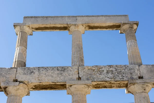 Templo Afaia Ilha Egina Grécia — Fotografia de Stock