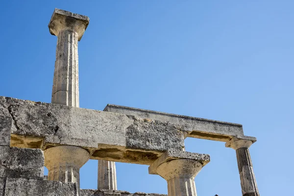 Templo Afaia Ilha Egina Grécia — Fotografia de Stock