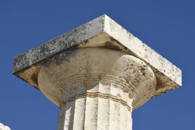 Yunanistan 'ın Egina Adası' ndaki Fas Tapınağı
