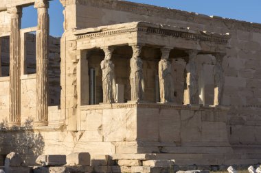 Atina 'daki Atina Akropolü Tapınağı Yunanistan