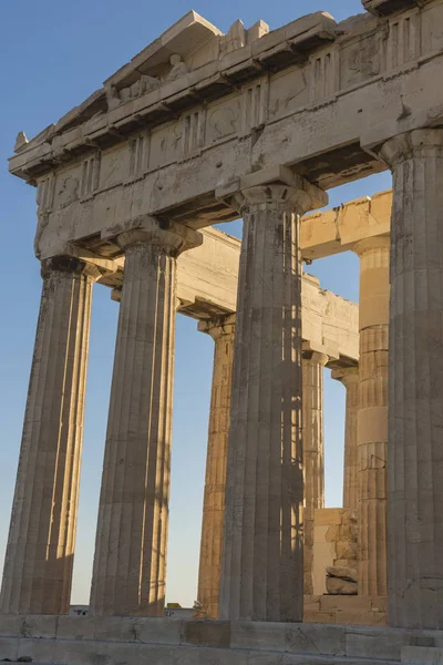 Акрополь Афинский Храм Афинах — стоковое фото