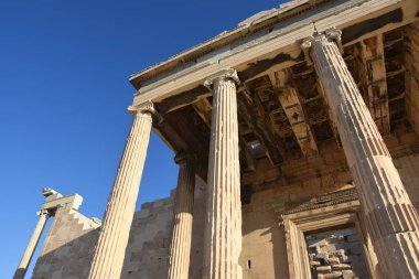 Atina 'daki Atina Akropolü Tapınağı Yunanistan